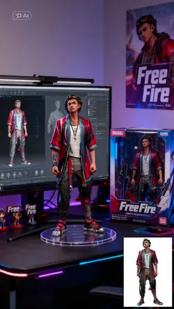 Free Fire Figure 3D