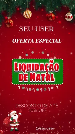 Liquidação de Natal 