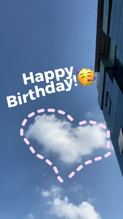 Happy birthday 🎉 