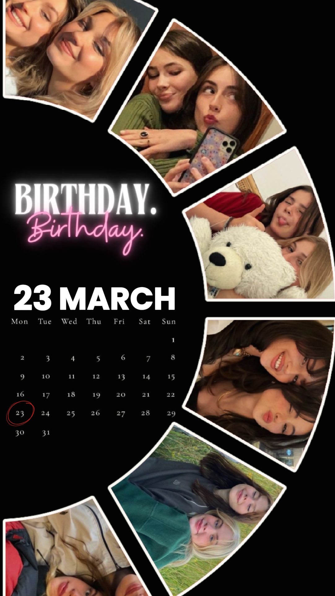 Cumpleaños 23 de marzo 