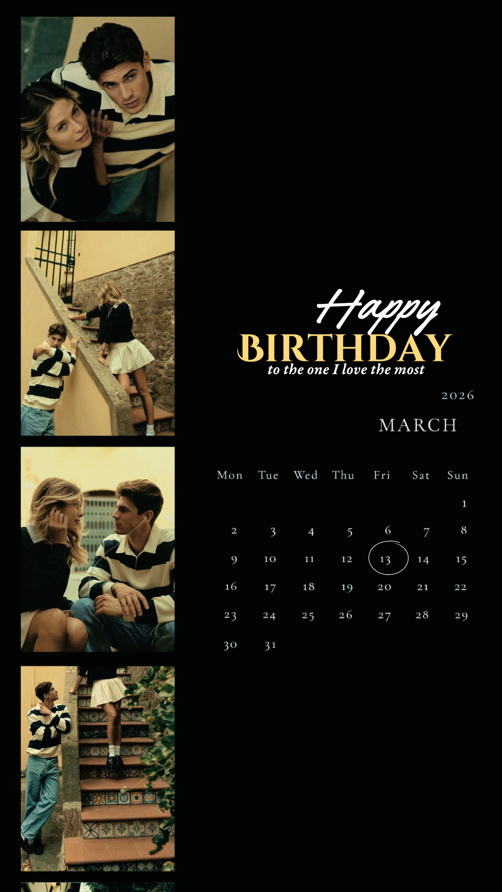 B'DAY 13 MARCH 
