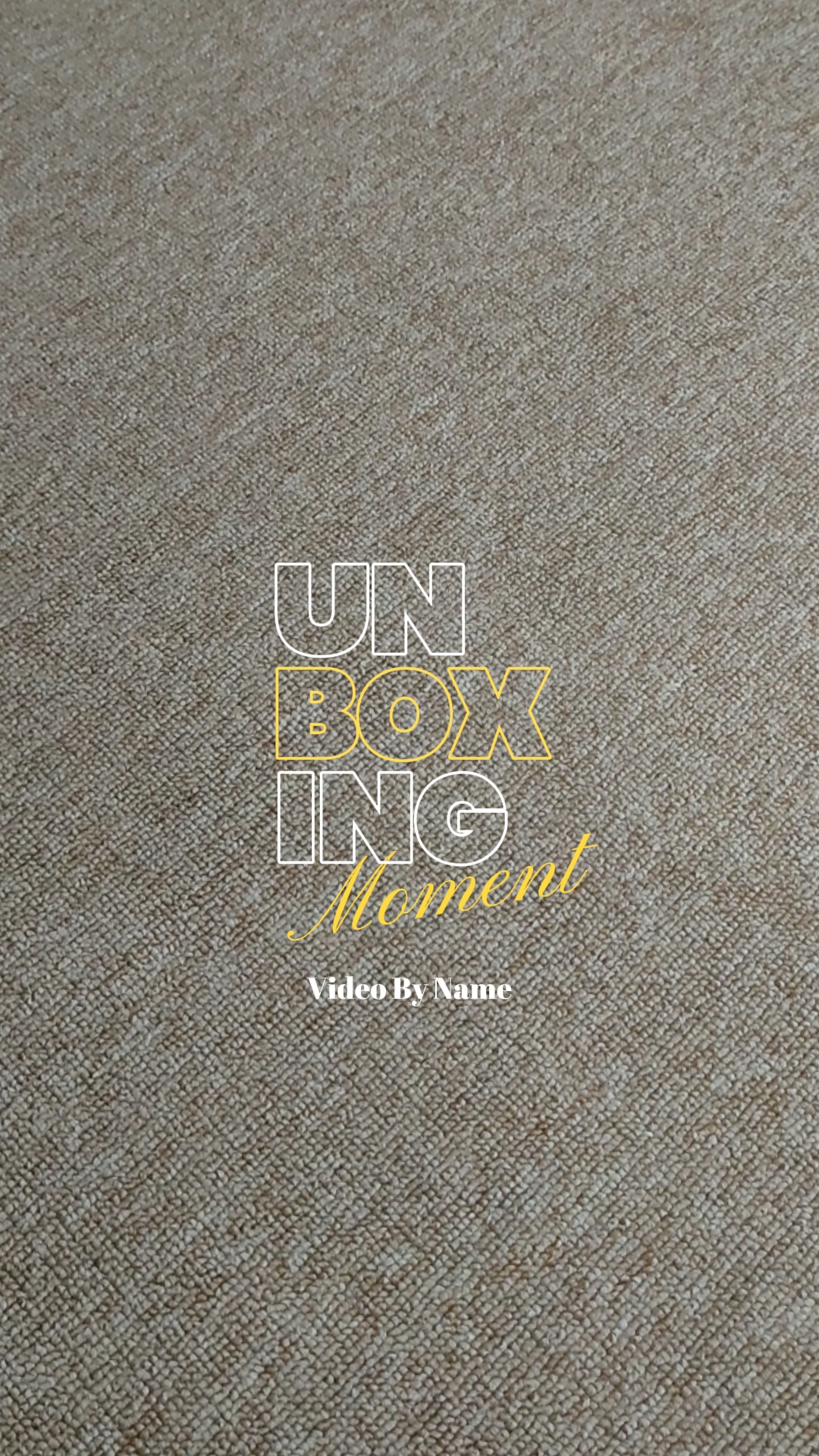Momento de Unboxing