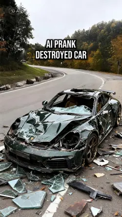 destroyed car prank