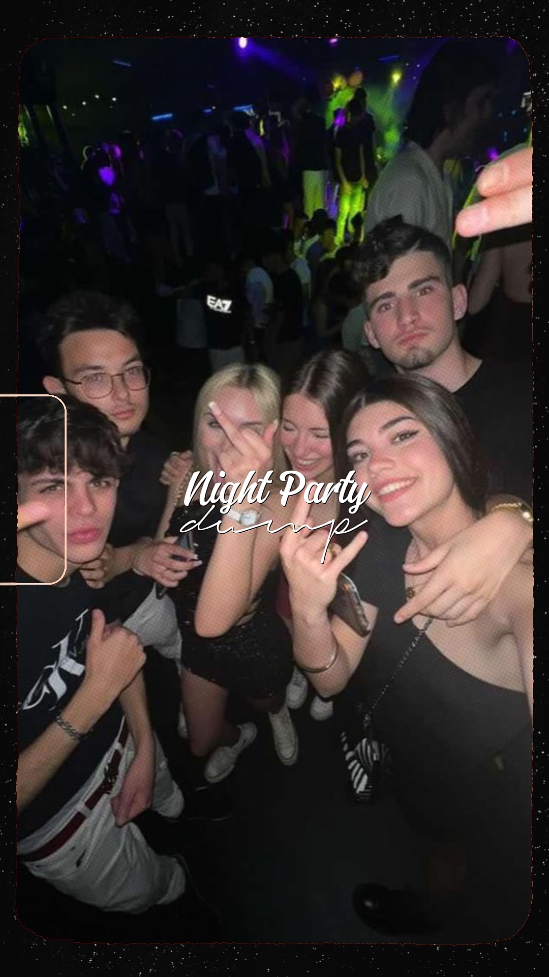 Night party dump