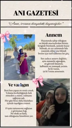 Anneler gününe özel