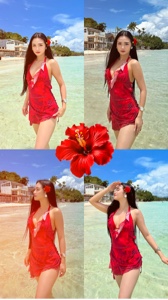 Fleur rouge