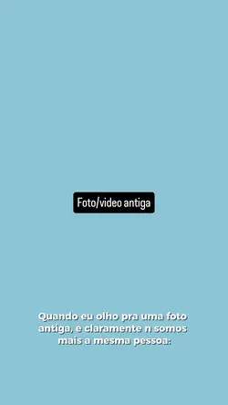 quando eu olho