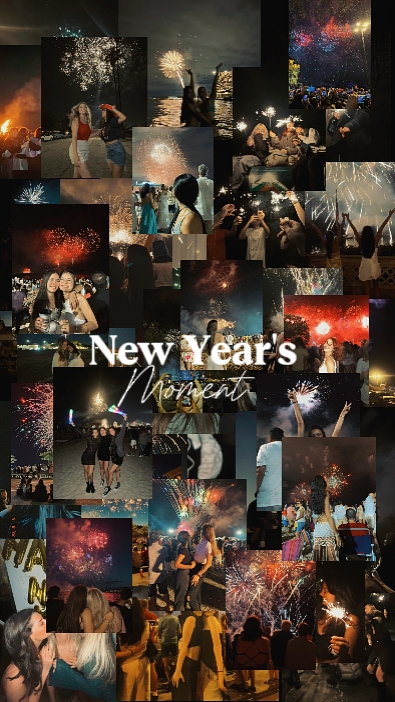 New Year's moment