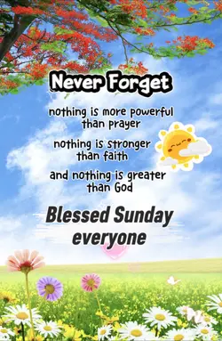 Blessed Sunday 