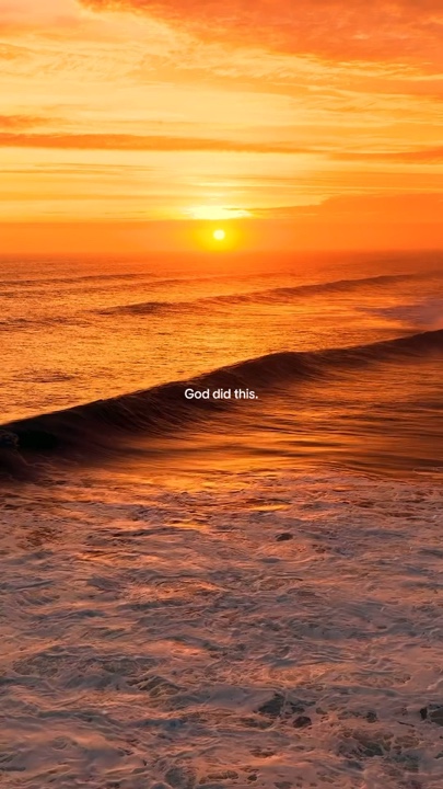 God did this 