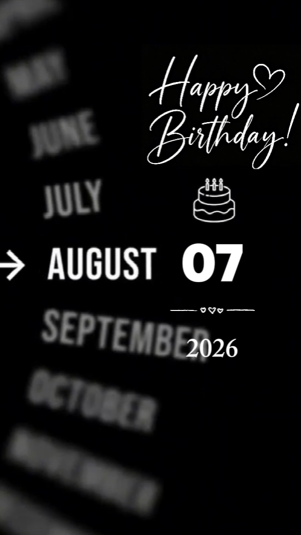 BDAY BABY 07 AUGUST