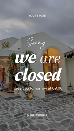 we are closed