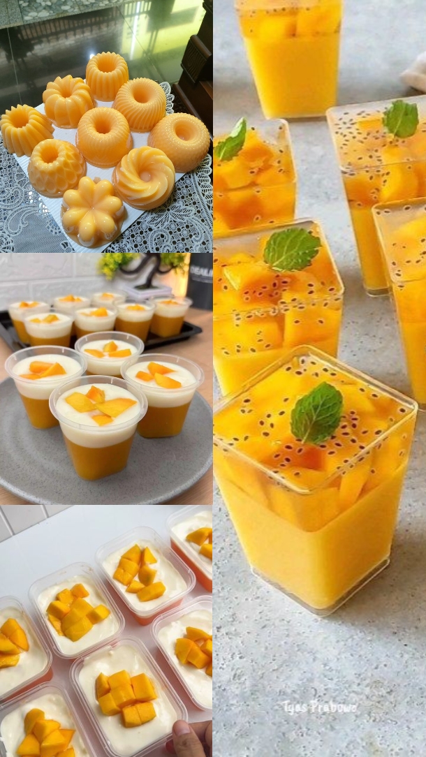 Manggo puding