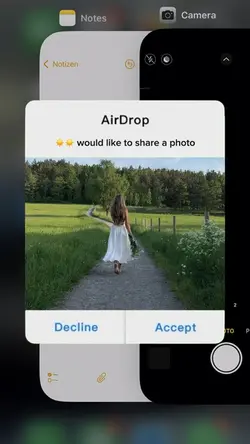 AirDrop Interface