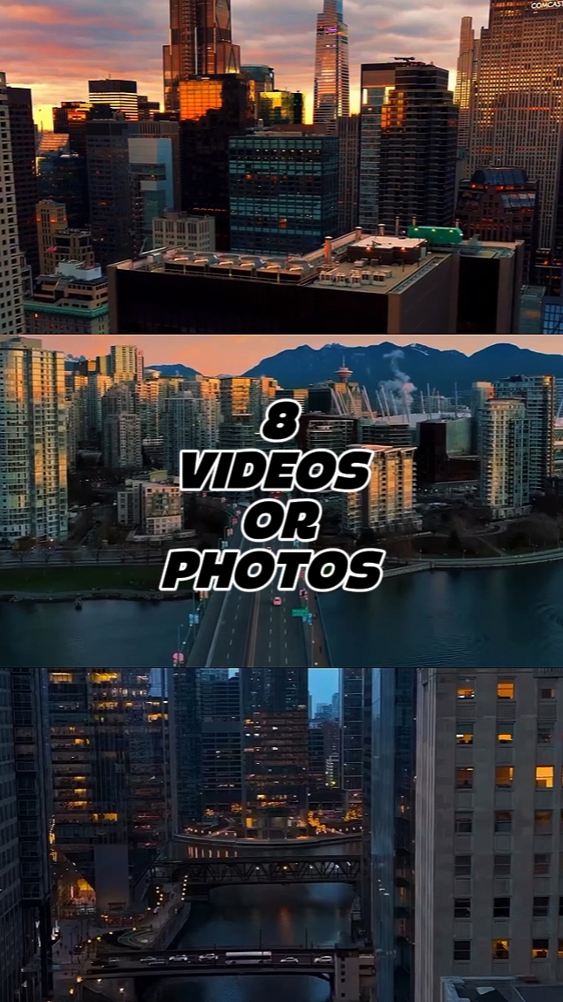 8 VIDÉOS OU PHOTOS 