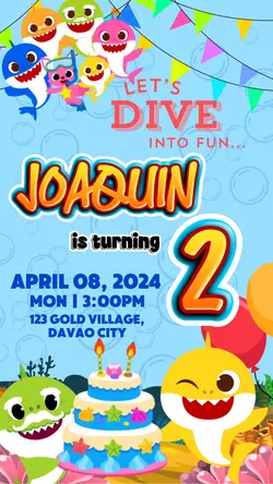 Baby Shark Bday