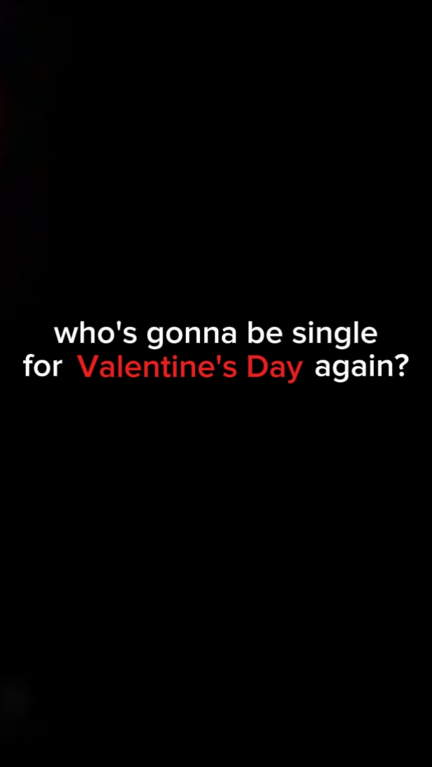 Einzelner Valentinstag 