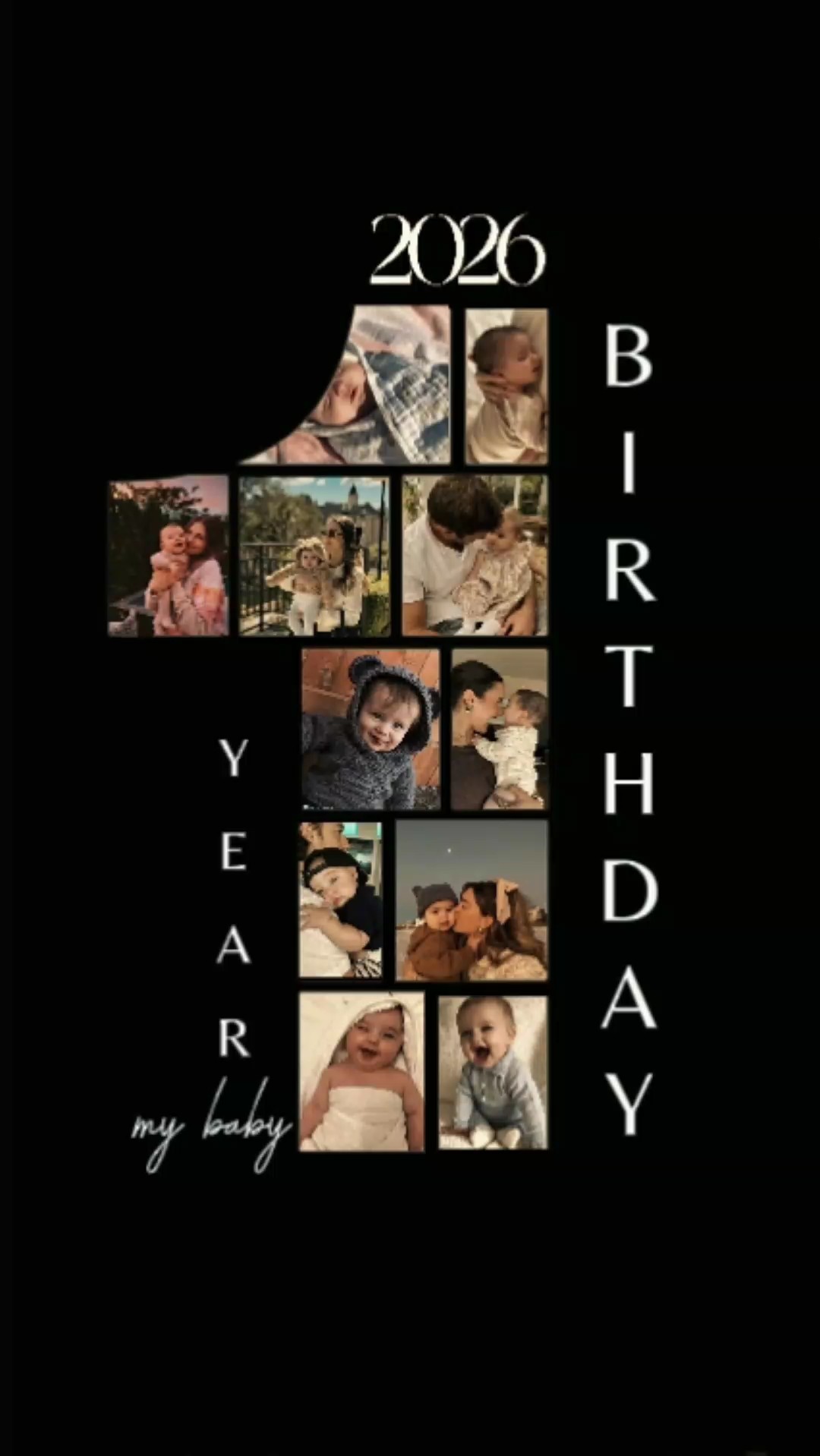 My baby hbd