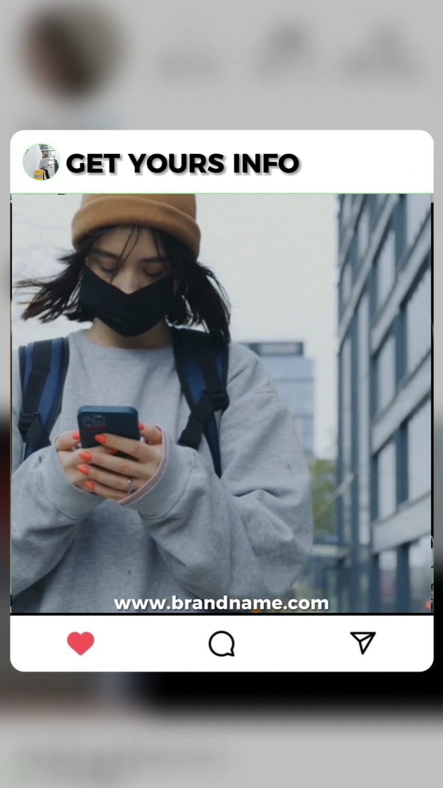 Modelo De Publicidade Ui No Estilo TikTok 