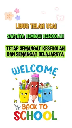 kembali kesekolah 