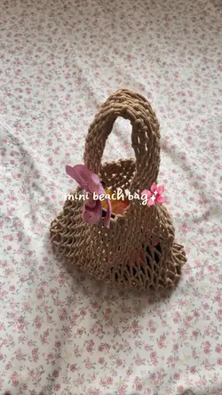 Mini beach bag