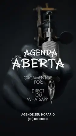 agenda aberta tattoo