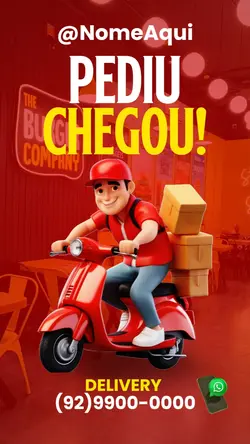pediu chegou