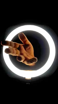 mão ring Light 