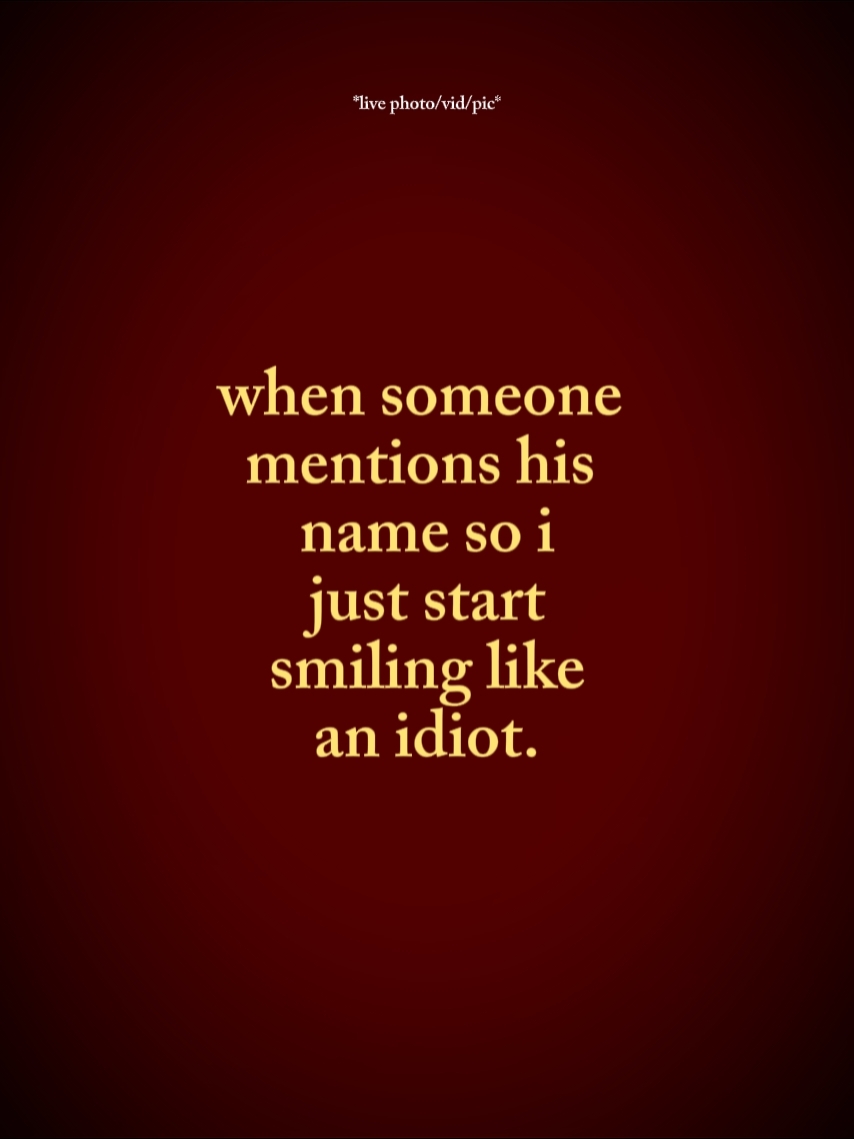 when someone mention