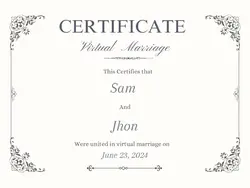 Virtual Marriage 