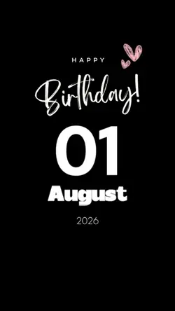birthday 01 august