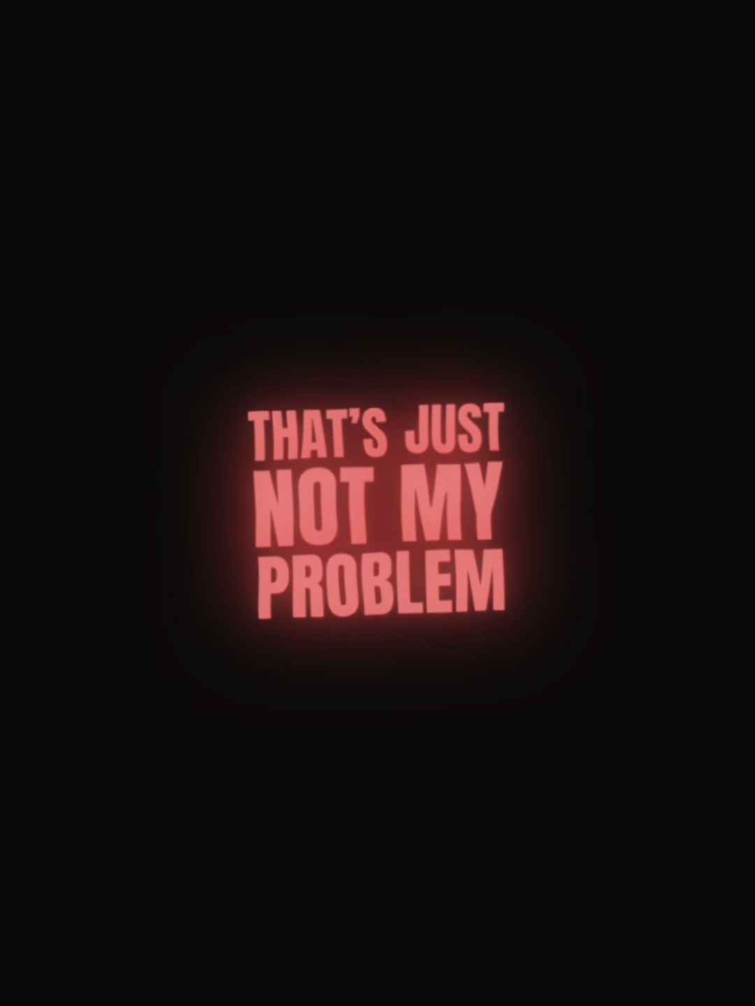 No es mi problema.