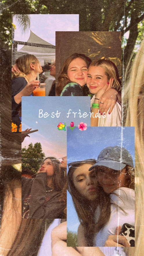 Collage photo friend