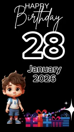 HBD My Son 28 Jan 