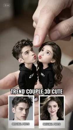 TREND COUPLE 3D CUTE