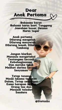 Dear Anak Pertama 