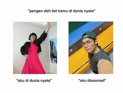 Real vs Sosmed
