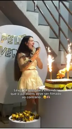 Parabéns filmado