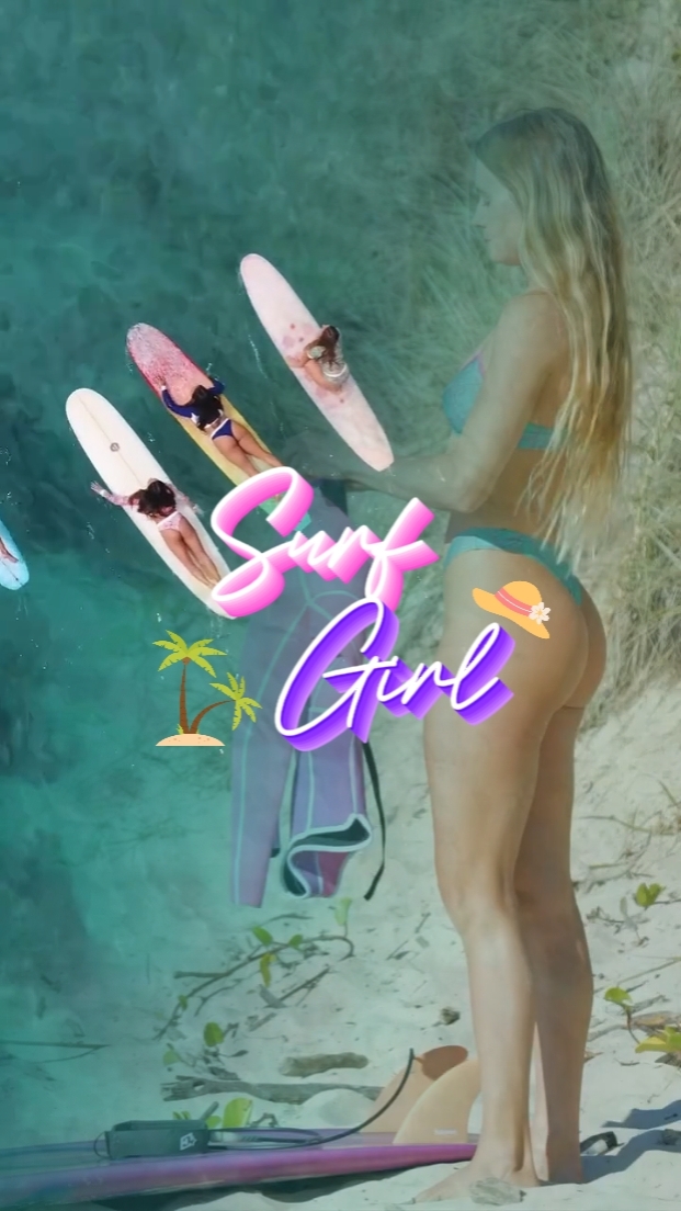 fille de surf