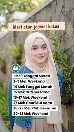 mari atur jadwal