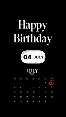 BIRTHDAY 04 JULY