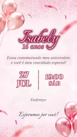 Convite Aniversário 