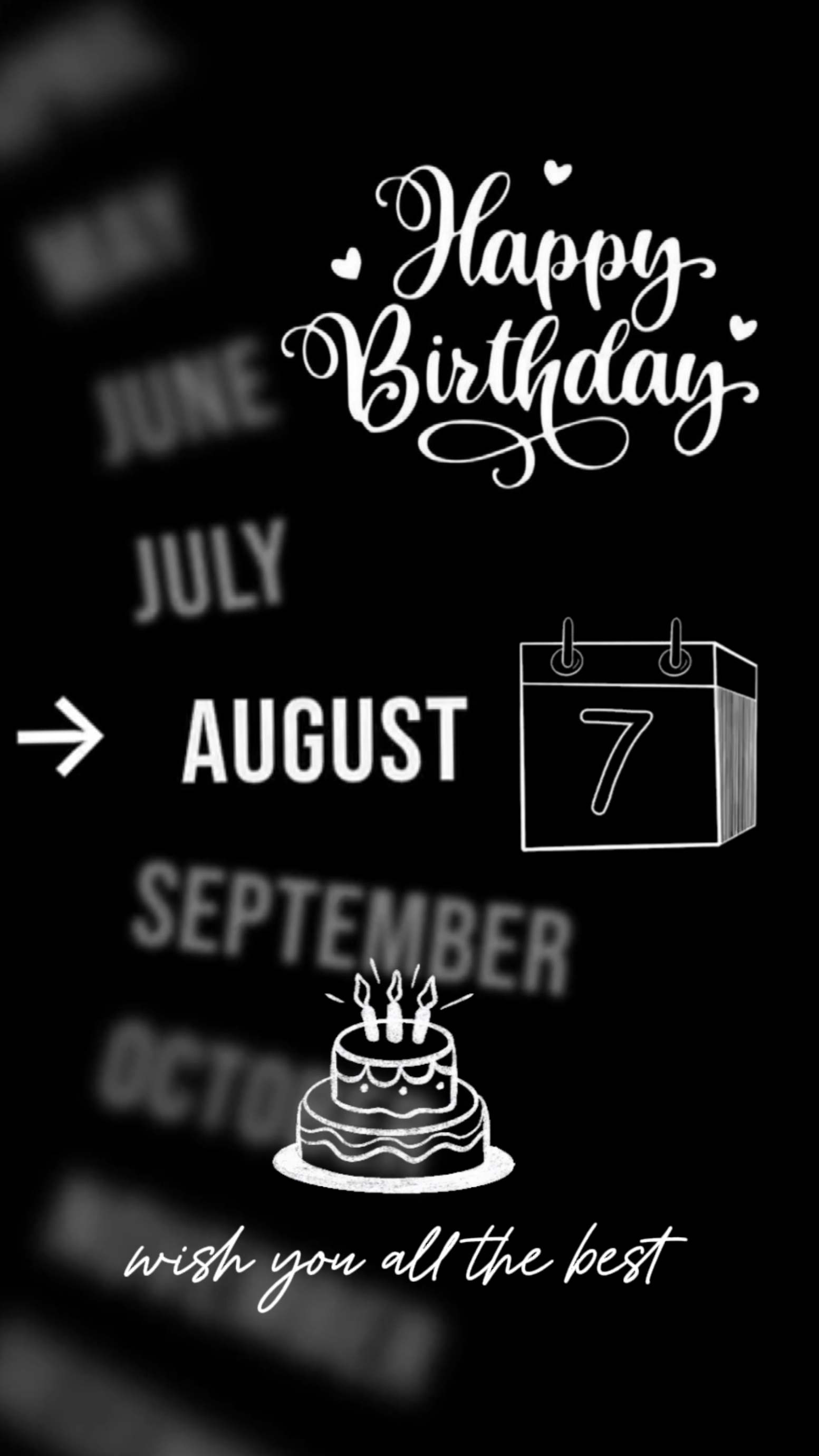 BIRTHDAY 07 AUGUST 