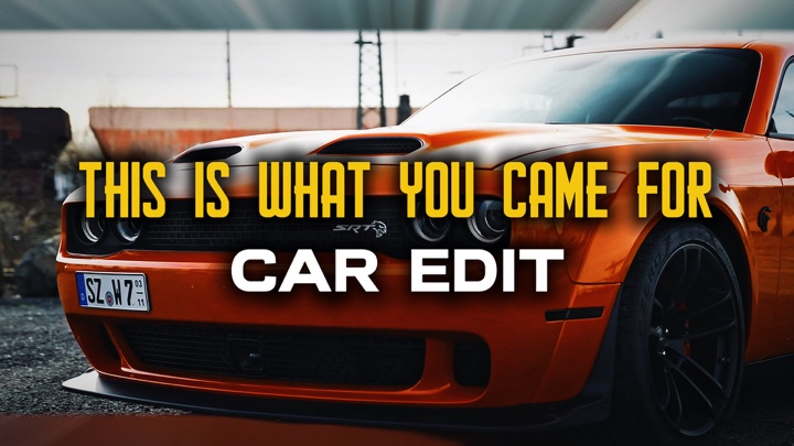 MASKING CAR EDIT