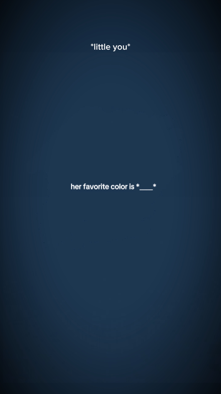Su color favorito