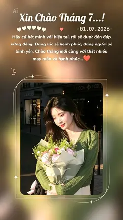 Xin chào tháng 7