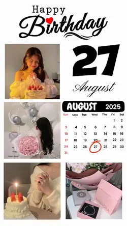 birthday 27 August 
