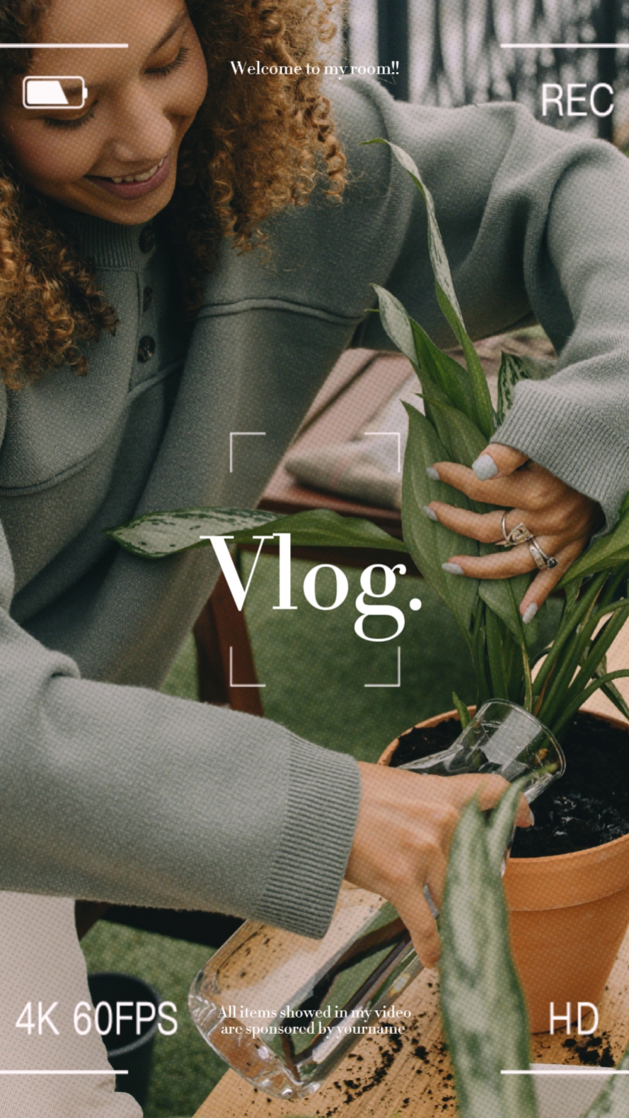Vlog entusiasta de las plantas