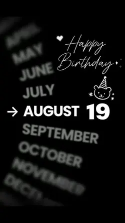 HBD SCROLL 19 AUGUST