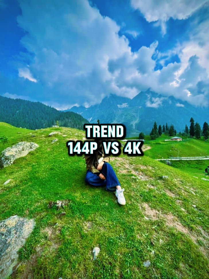 Tendência 144p vs 4k